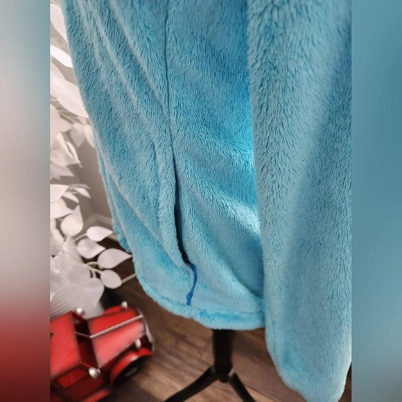 The North Face Osito Aqua Fleece Zip-Up Jacket Womens Small - Picture 10 of 13